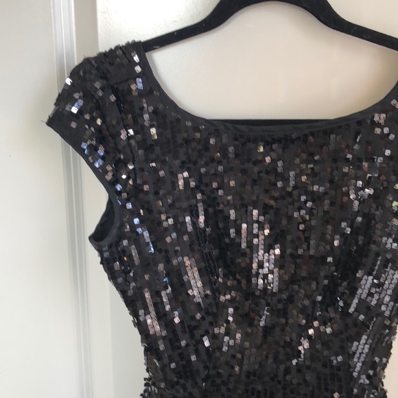 Black Sequin Dress - Picture 2 of 6